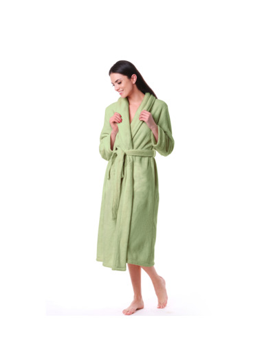 Peignoir DODO MINERAL - Coloris VERT ANIS