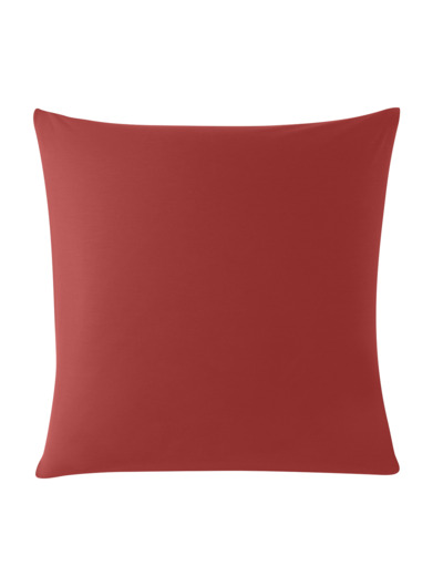 Taie d'oreiller Studio Coton Rouge