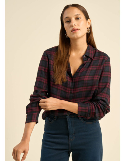 Chemise à carreaux