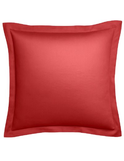 Taie d'oreiller Harmonie Satin de coton coloris Pastèque