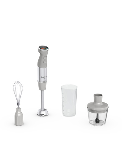Quickchef +, Mixeur plongeant, 1000 W, 20 vitesses, 2 accessoires