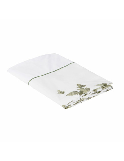 Drap plat Lierre | Percale de coton | Tradition des Vosges