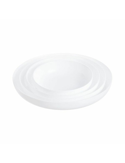 6 assiettes soupe 17cm blanc Friends'time