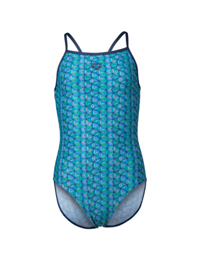 Maillot de bain avec doublure avant arena Performance Starfish Lightdrop Back pour filles