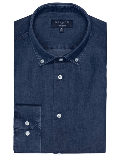 Chemise Toile Jean En Coton