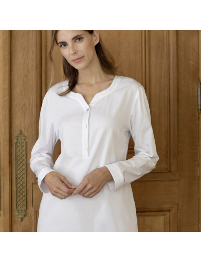 CHEMISE DE NUIT | Jenna - blanc