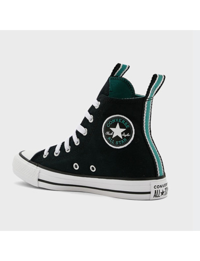 Chuck Taylor All Star Hi Black/Algae Coast/White