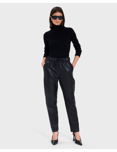 Pantalon Phuket Noir en CUIR