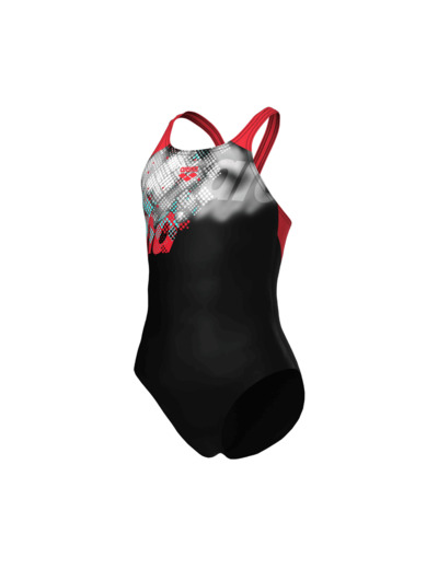 Maillot de bain arena Feel Splash Point V Back pour filles