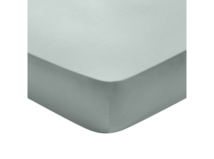 Drap housse Partition Satin de coton Coloris Menthe