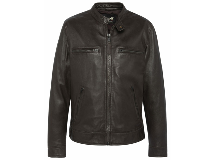 Blouson motard en cuir LCNEWPORTX SCHOTT
