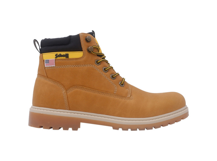 Boots crantées à lacets