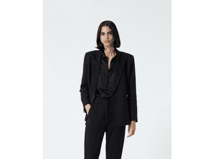 Veste De Costume Croisee