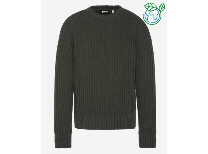 Pullover col rond cotés TOWSON1