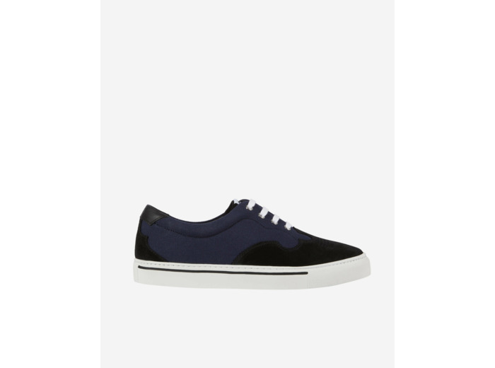 Sneakers Bleu Marine En Toile