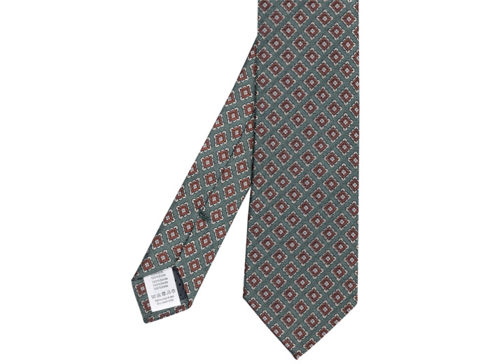 Cravate Bleue Motifs Fantaisie