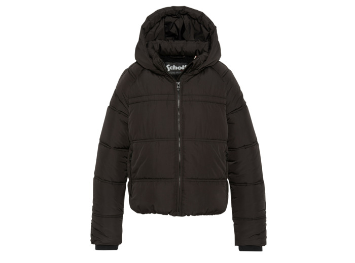 Doudoune à capuche doublée sherpa enfant