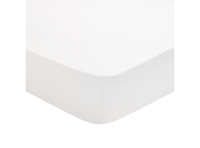 Drap Housse Studio Coton Blanc
