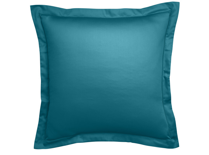 Taie d'oreiller Partition Satin de coton Coloris Canard