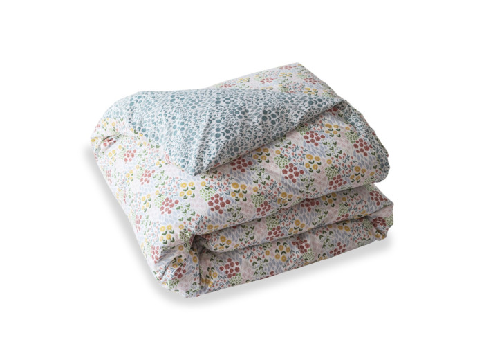 Housse couette Prairie | Linge de lit percale | Tradition des Vosges