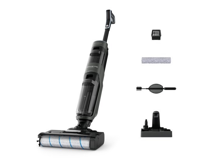 X-Clean 4 Aspirateur laveur sans fil, Aspiration et lavage simultanés pour gagner du temps