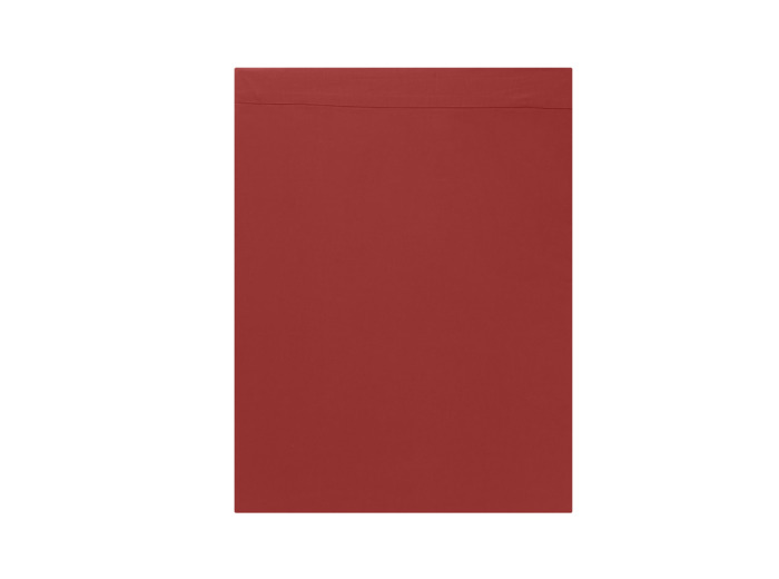 Drap plat Studio Coton Rouge