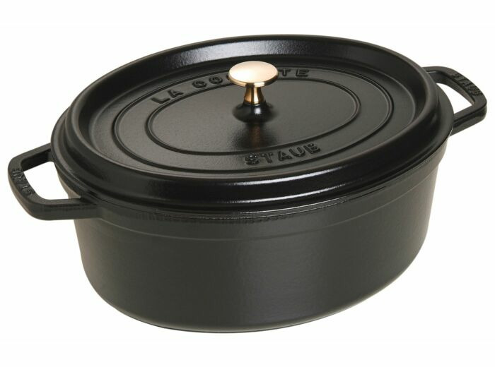 COCOTTE OVALE 31cm 5.5L Noir mat