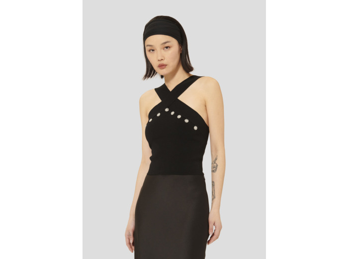 Top Prana-Noir en Viscose