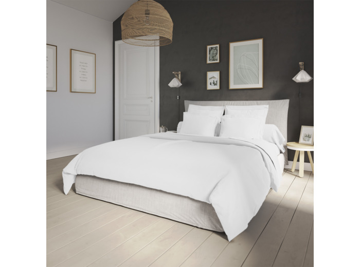 Housse de couette Influence Percale Blanc