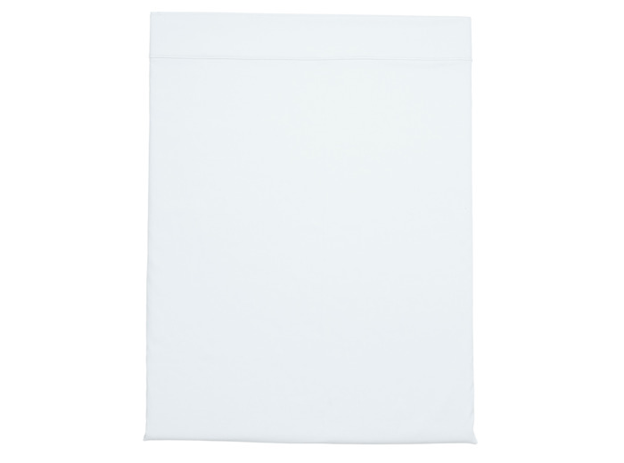 Drap plat Harmonie Satin de coton coloris Blanc