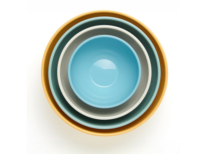 LOT DE 4 BOLS MELANGEURS / SALADIERS