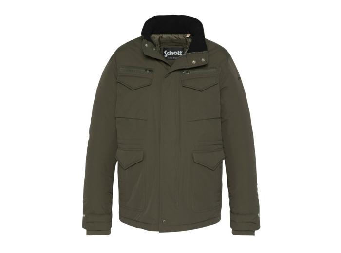 Parka multipoches avec capuche sous col