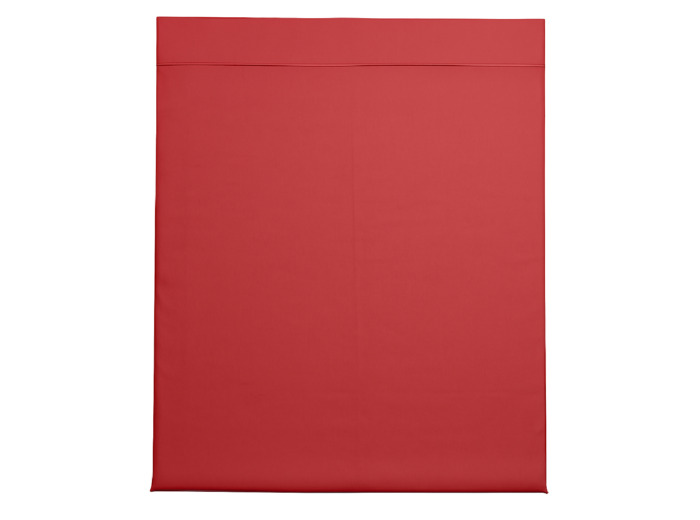 Drap plat Harmonie Satin de coton coloris Pastèque