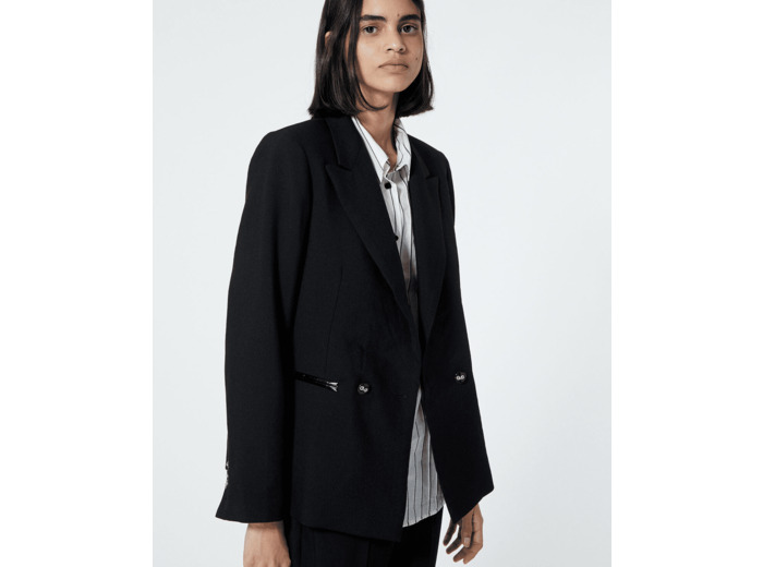 Veste Avec Detail Entree De Poche Facon Croco