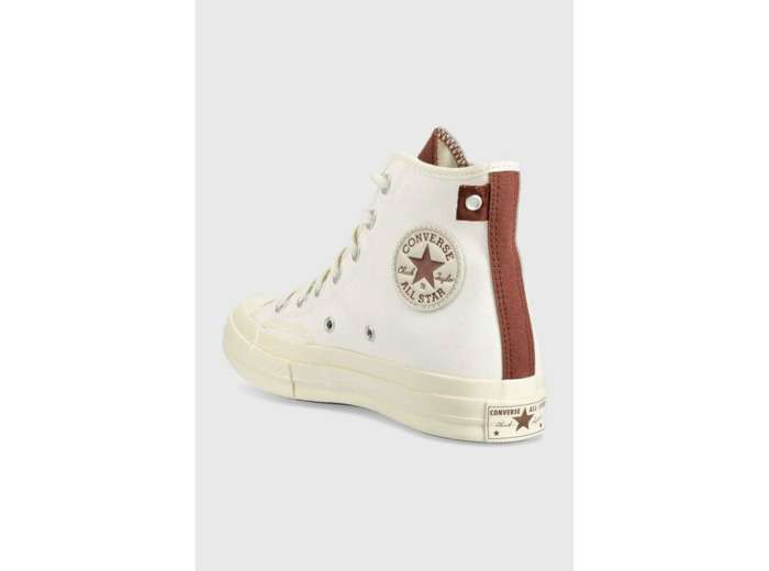 Chuck 70 Hi White/Egret/Red Oak
