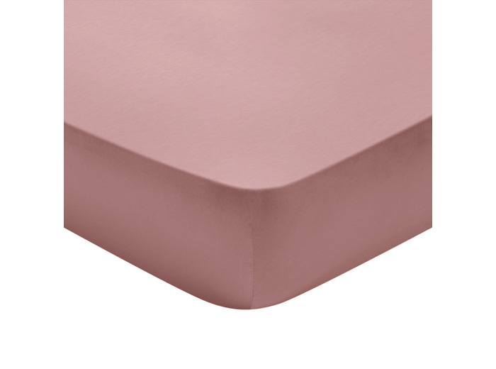 Drap housse Partition Satin de coton Coloris Rose