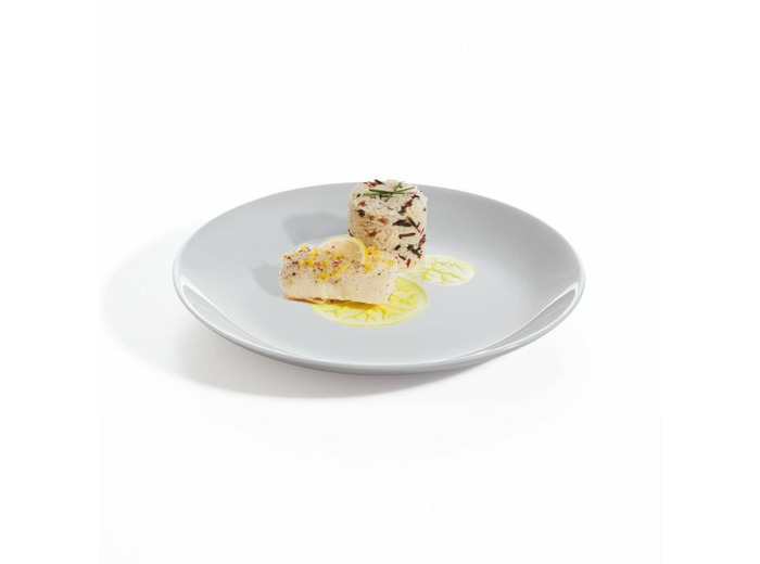 6 assiettes à dessert 22cm granit Evolutions