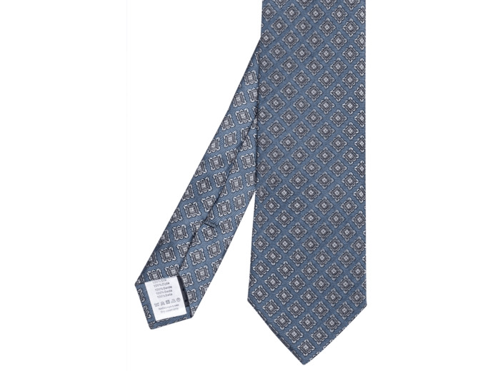 Cravate Bleue À Losanges