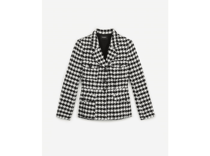 Veste De Costume Multiples Poches Au Devant