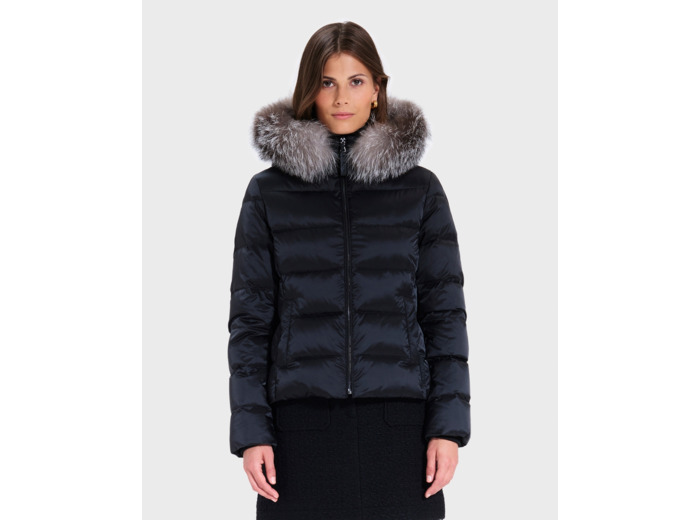 Doudoune Daly Noir en Polyester