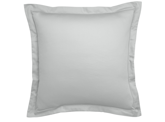 Taie d'oreiller Partition Satin de coton Coloris Acier