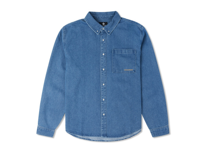 Ls Oxford Denim Shirt Denim