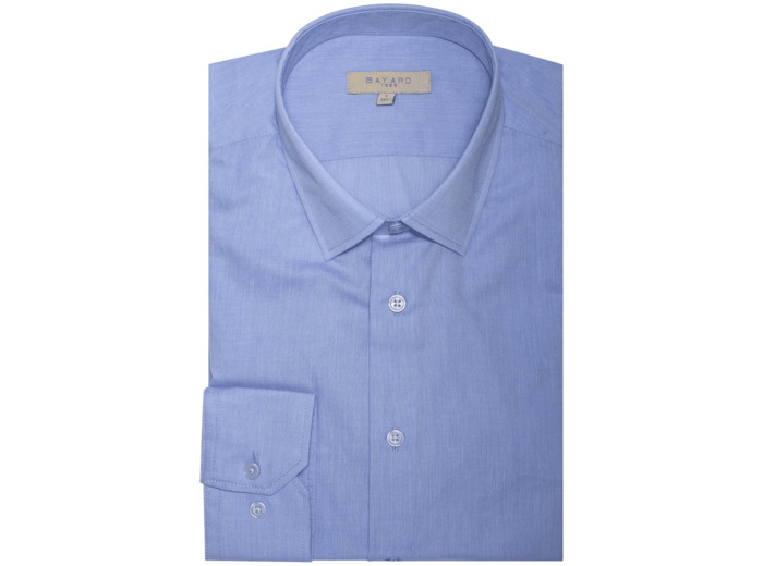 Chemise Manches Longues Bleu Ciel