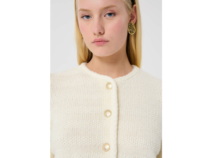 Gilet Giuda-Ecru en Coton