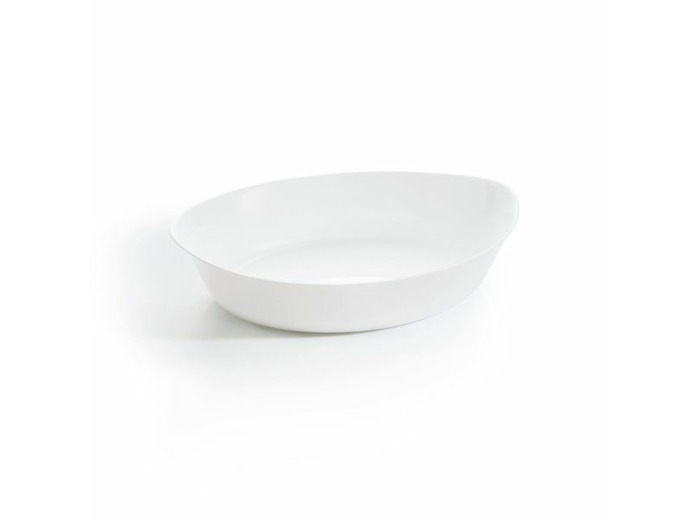 Plat de cuisson ovale 38x23cm blanc Smart Cuisine