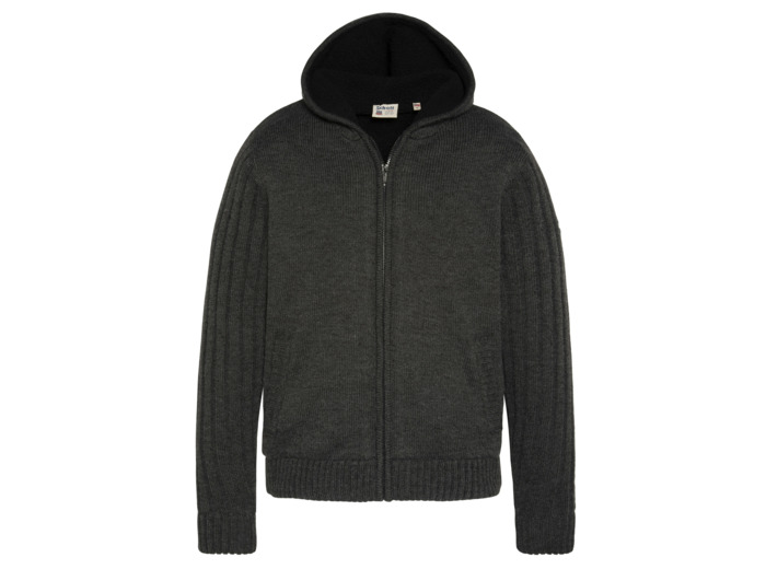 Gilet à capuche doublé sherpa