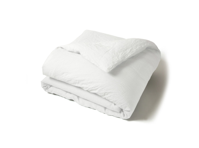 Linge de lit uni lin lavé | Housse de couette | Tradition des Vosges