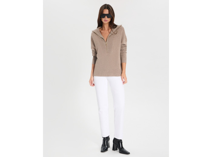 Pull Nabu Taupe en Laine