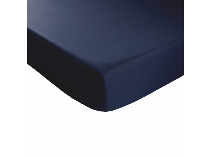Drap housse - Coton thermorégulé - Marine