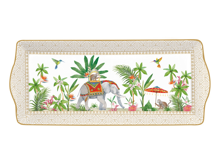 MARAJAH Coffret plat à cake 35x15cm